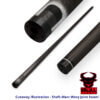 Bull Carbon Fiber Shaft - Kamui Tip + Shaft-Mezz Wavy Joint Insert for Sale