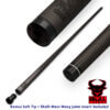 Bull Carbon Fiber Shaft - Kamui Tip + Shaft-Mezz Wavy Joint Insert for Sale