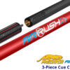 Air-Rush-Jump--Break---Red---Sport-Wrap--3-Piece-Cue for sale