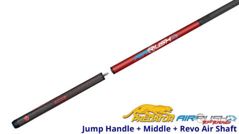 Air-Rush-Jump--Break---Red---Sport-Wrap--Full-Cue-Jump-Handle for sale