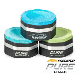 Predator Chalk - Pure - High Performance Cue Chalk in Three Hardness Grades