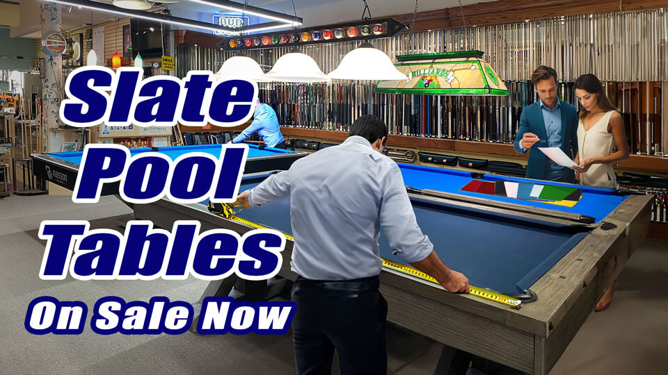 Slate Pool Tables on Sale Now