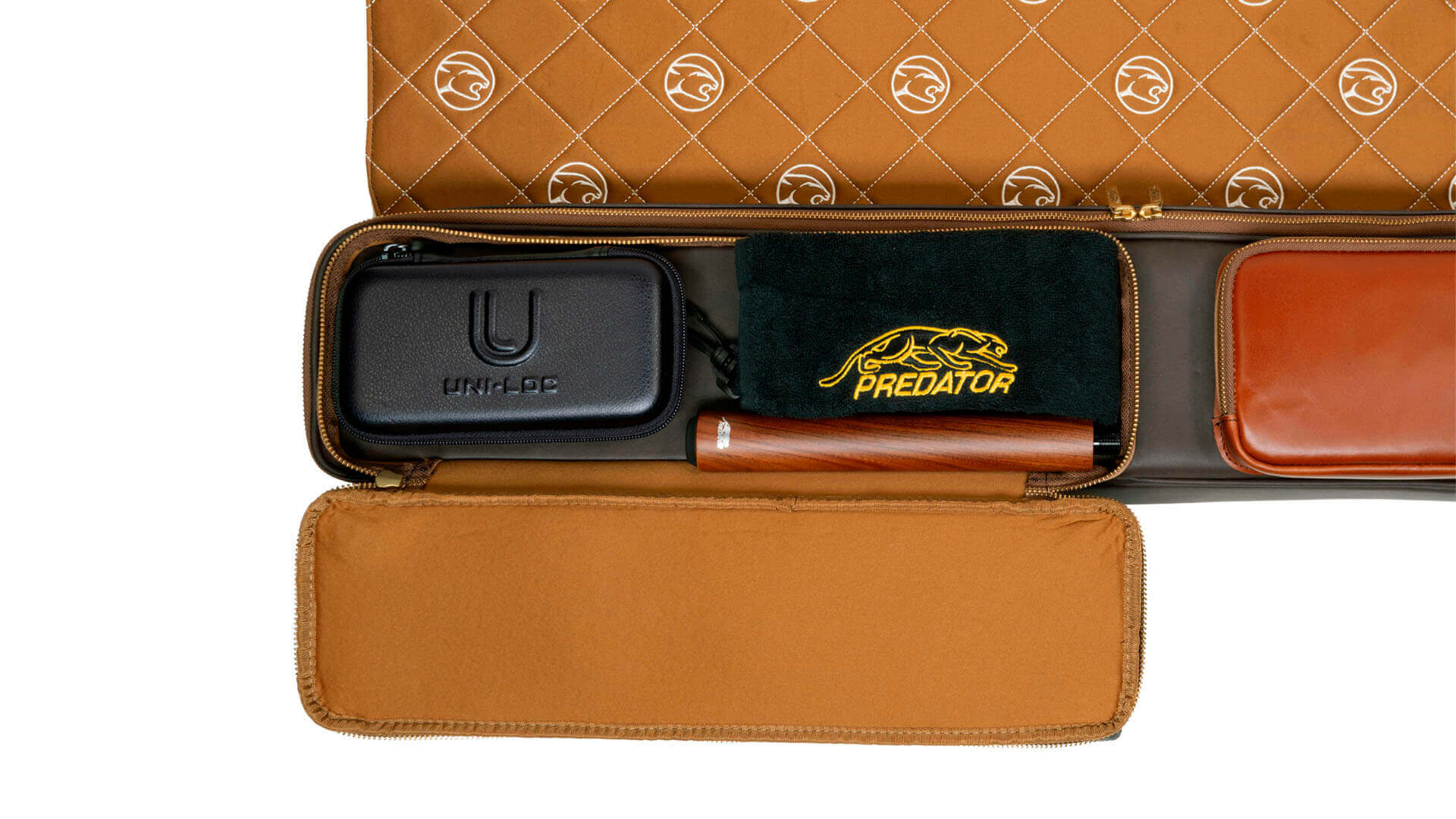 Predator Limited Edition Legacy Pool Cue Case - Light Brown - 2