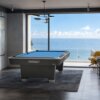 Rasson Hero pool table in Sarum Strand in an ocean-view game room