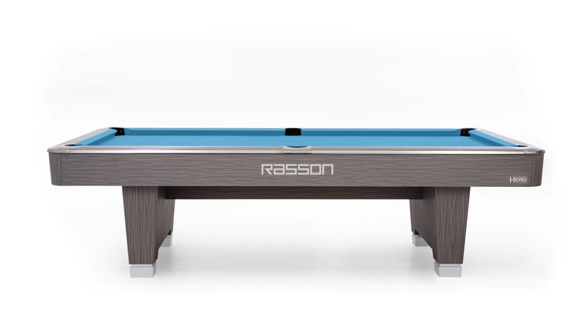 Rasson Hero pool table in Sarum Strand, side view