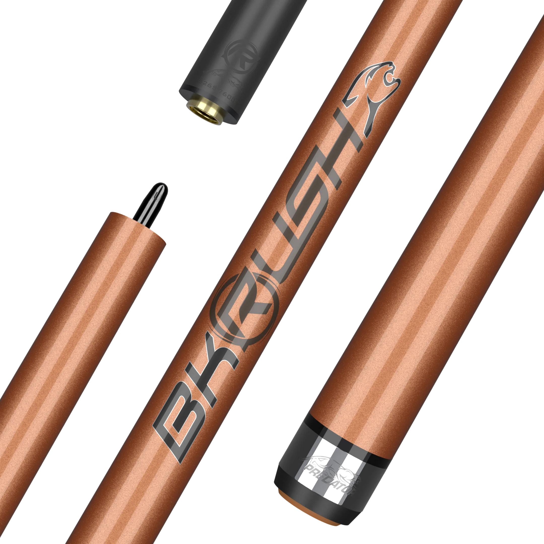 Predator BK Rush Tiger Eye break cue, no wrap