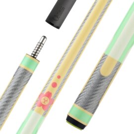 Poison Candy Sugar pool cue Green/Peach, shaft and butt sections