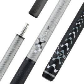 Poison VX Jump/Break Cue Gray/Black, shaft, forearm and butt sections