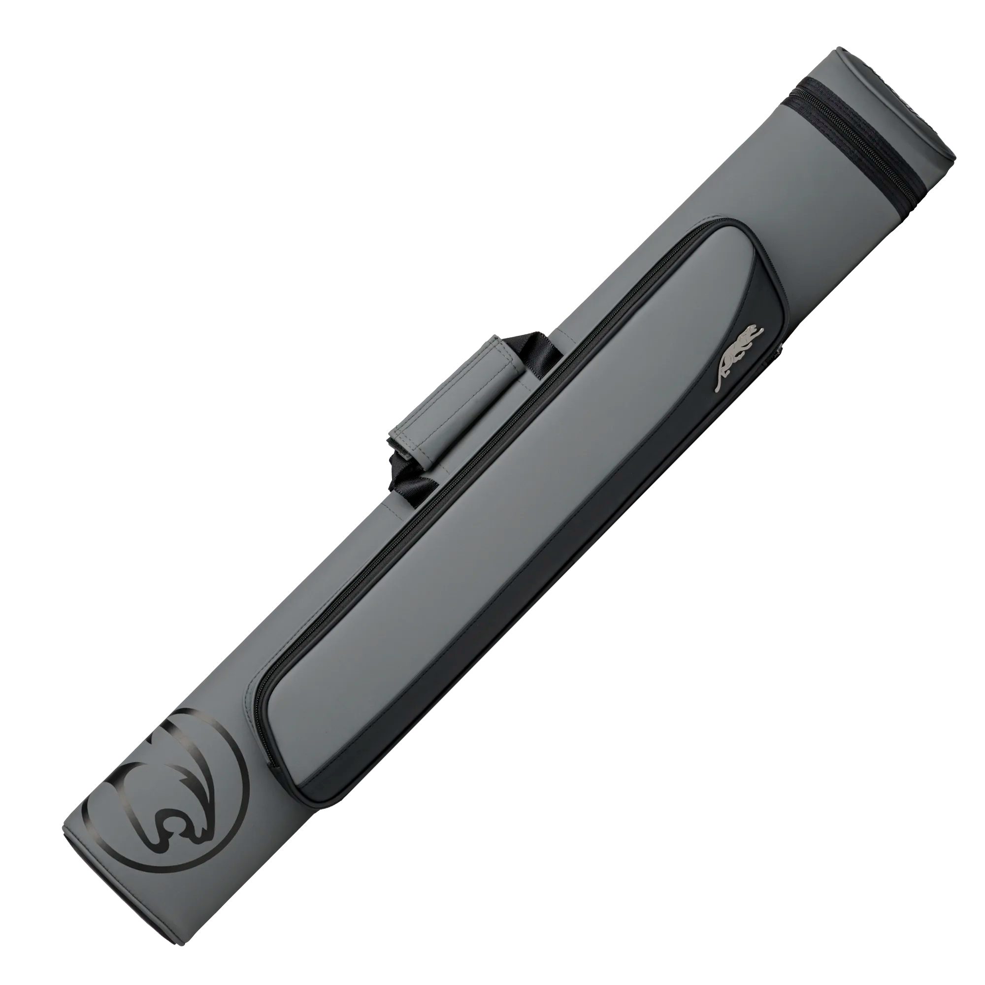 Predator Roadline 2x4 hard cue case in grey and black with double shoulder straps