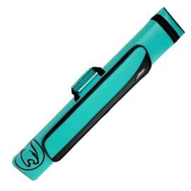 Predator Roadline 3x5 hard cue case in teal and black with double shoulder straps