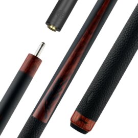 Predator SP2 Palisander 1 pool cue with matte black forearm and palisander points