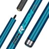 Predator Teal BK Rush break cue, no wrap, shaft and butt sections