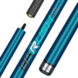 Predator Teal BK Rush break cue, no wrap, shaft and butt sections
