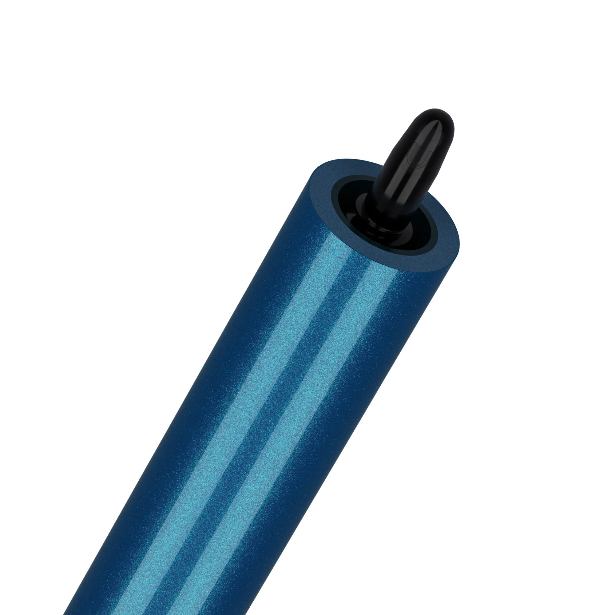 Predator Teal BK Rush break cue, no wrap, joint pin close-up