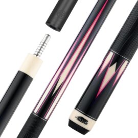 Predator True Splice 16 Ebony Purple Pink pool cue, shaft, joint and butt sections